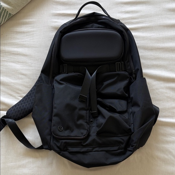 lululemon athletica Other - Lululemon Athletica Black Backpack